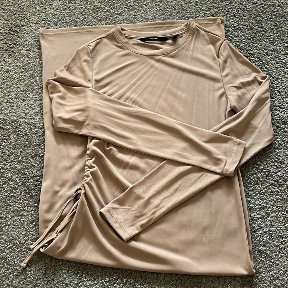 Stretchy tan Dress XSmall